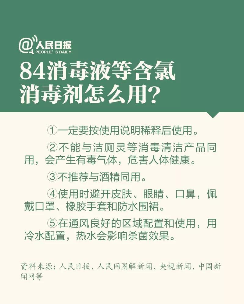 防控新型冠狀病毒：84消毒液等含氯氣消毒劑怎么用？.jpg