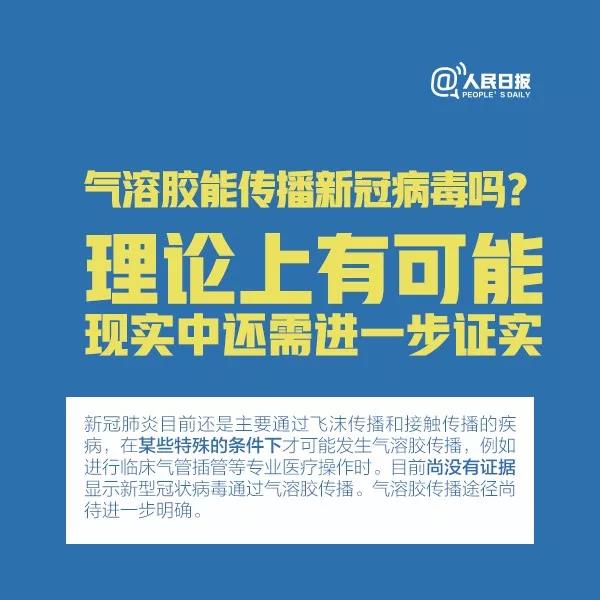 氣溶膠能傳播新型冠狀病毒嗎？理論上有可能，現(xiàn)實中還需進一步證實.jpg