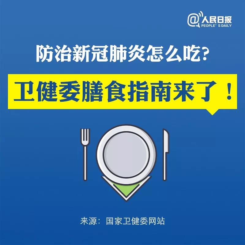 防治新型冠狀病毒感染肺炎怎么吃？衛(wèi)健委膳食指南來了！.jpg