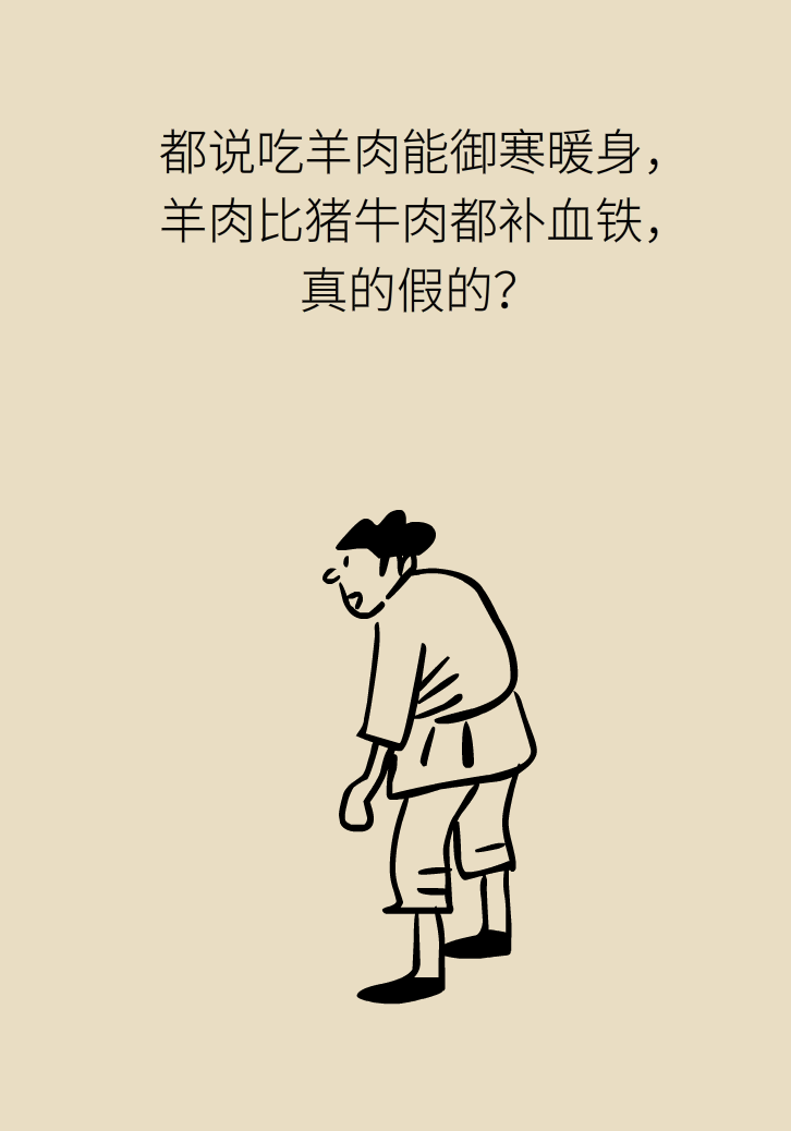 吃羊肉可以補鐵嗎？