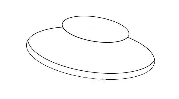 UFO飛碟簡(jiǎn)筆畫畫法步驟圖片