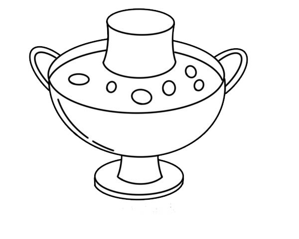 火鍋簡(jiǎn)筆畫(huà)步驟畫(huà)法圖片