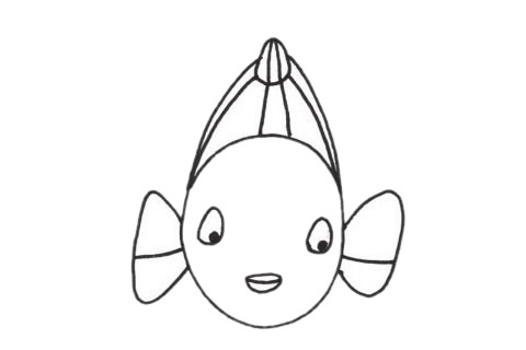 熱帶魚(yú)簡(jiǎn)筆畫(huà)圖片