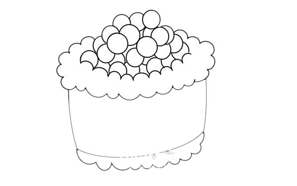 簡單的壽司畫法 壽司簡筆畫步驟圖片