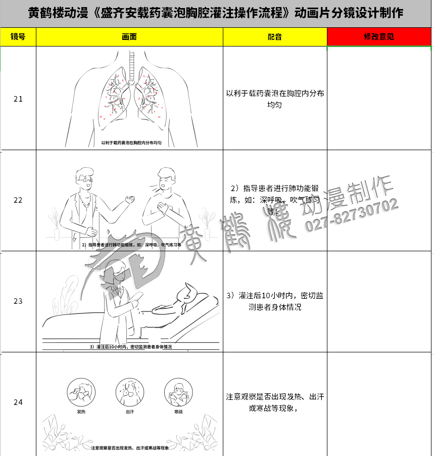 動畫片《盛齊安載藥囊泡胸腔灌注操作流程》分鏡設(shè)計制作21-24.jpg